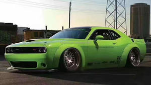 ชุดแต่งตัวถังไฟเบอร์กลาสสำหรับ Dodge Challenger ชุดแต่ง LB Wheel Arch Diffuser Widebody ชุดแต่งกันชน Challenger - Product Image 2