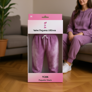 Pantalon de survêtement tie-dye pour femme M S M, longueur intégrale, cordon de serrage, décontracté, en coton et élasthanne TC206 - Product Image 2