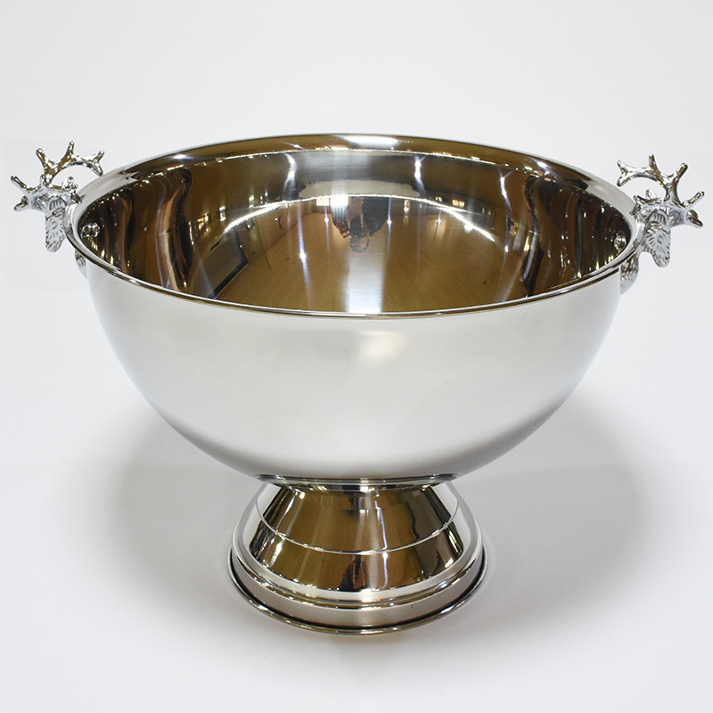 Deer ear high seat stainless steel color