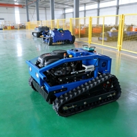 Machine à déneiger robotisée autonome, pousse-neige électrique télécommandé avec pelle, équipement robotique de déneigement