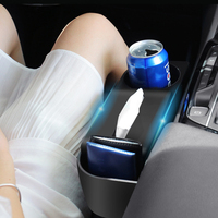 Nouvel organisateur de remplissage de siège latéral de Console de voiture de grande capacité, boîte de rangement de siège de voiture, rangement de voiture universel pour le maintien de tasse automatique