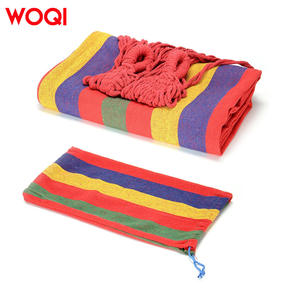 Hamac suspendu portable Woqi Outdoor Rainbow, simple ou double, pour le camping, avec support, en polyester, capacité 250 lb - Product Image 3