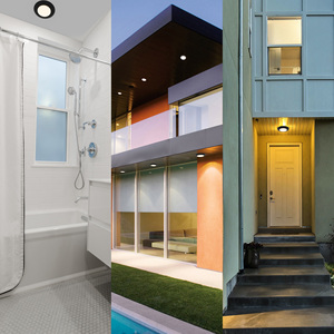 Plafonnier LED encastré ETL 4 pouces, 10W, 5 températures de couleur, dimmable, pour emplacement humide - Product Image 5