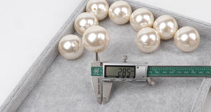 JC 30mm 40mm Grote Ronde Plastic ABS Parelkralen met Gat Wit ABS Imitatie Parel - Product Image 3