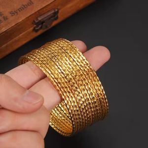 Pulsera de Moda Jxx, Brazalete al por Mayor, Brazaletes Chapados en Oro de 24K de Dubái, Brazaletes Indios, Joyería para Bodas - Product Image 1