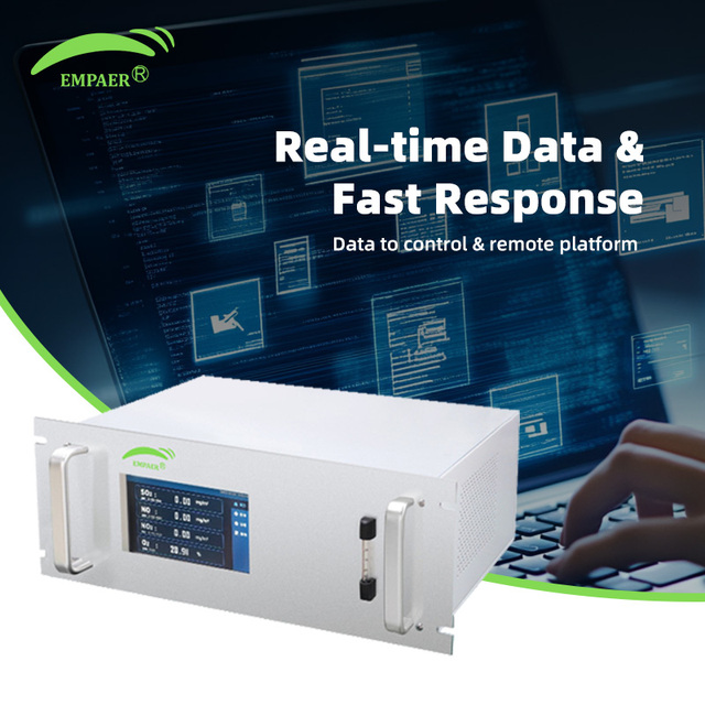 Process Gas Analyzer Panel Mount Multi Gas Detector Stable T90 Response OEM ODM Custom Multi Language Built in Battery