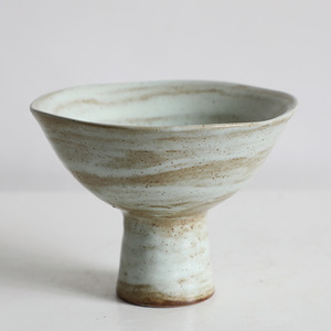 Forno in gres <span class=keywords><strong>ceramica</strong></span> trasformato in ciotola da tè giapponese ciotola da dessert ampia ciotola da frutta bianca - Product Image 3