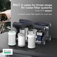 Filter Air Laut Multi-Tahap untuk Luar Ruangan, Sangat Mengurangi Rasa Tidak Sedap, Ideal untuk Kebun, Pemurni RV 0.2 Mikron