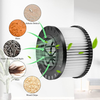 De Walt DWV9330 Extracteur de poussière Filtre HEPA Compatibilité Manuel/Électrique pour Usage Domestique Aspirateur/Filtres d'aspirateur
