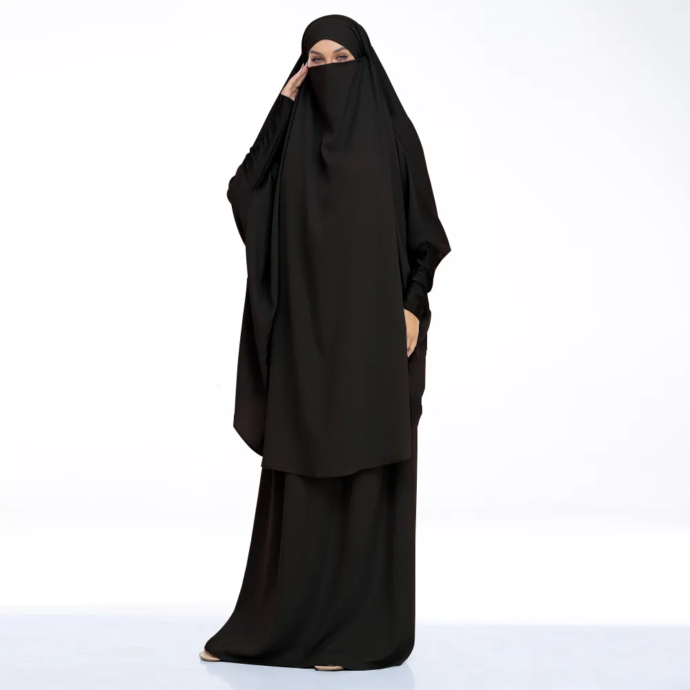 Touchhealthy आपूर्ति पारंपरिक मुस्लिम कपड़े सादे निदा abaya