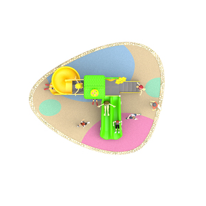 Sân chơi ngoài trời chơi trẻ em đặt nhựa trượt cho trẻ em mẫu giáo sân chơi ngoài trời - Product Image 6