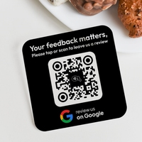 Autocollant NFC Tap-to-Review pour améliorer les notations Google de votre entreprise – Plaque NFC pour avis Google