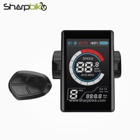 Vélo électrique Sharpbike 36V 48V 60V avec écran LCD TFT couleur de 3,5 pouces pour vélo électrique TFT-S2