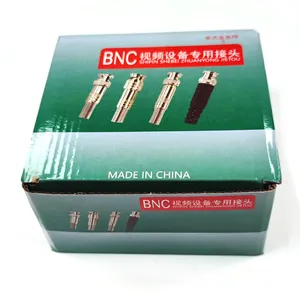 工厂高品质闭路电视金属BNC连接器同轴电缆RG59电缆电源闭路电视附件