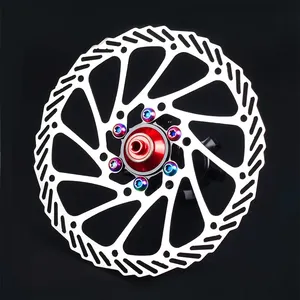 风险12pcs M5 * 10毫米自行车盘式制动器转子梅花螺栓T25 <span class=keywords><strong>MTB</strong></span>自行车钛盘式制动器转子固定螺钉自行车配件 - Product Image 5