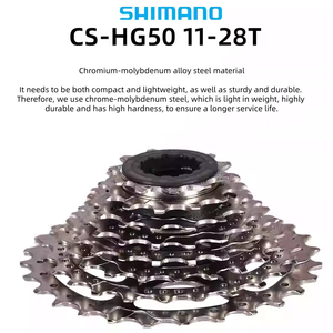 Casete <span class=keywords><strong>Shimano</strong></span> DEORE Serie <span class=keywords><strong>HG50</strong></span> 11-28T 11-32T/11-34T <span class=keywords><strong>HG50</strong></span> de 8 Velocidades para Bicicleta de Carretera, Piezas Originales - Product Image 3