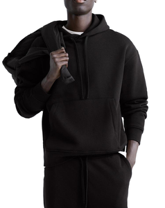 Custom 100% Cotton Heavyweight Regular Fleece Windproof Breathable Track Suits Men Hoodie Sweatpants Jogger Printed Logo - Product Image 1