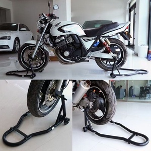 Soporte Universal <span class=keywords><strong>de</strong></span> Acero para Motocicleta, Soporte <span class=keywords><strong>de</strong></span> Elevación para Motocicleta, Soporte <span class=keywords><strong>de</strong></span> Paddock para <span class=keywords><strong>Rueda</strong></span> Delantera - Product Image 4