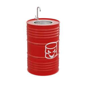 Longstar Bar Industriestil Waschbecken – Virales Ölfass-Badezimmerwaschbecken 90cm – Industrielles Fassbecken für Bar & Bad - Product Image 5