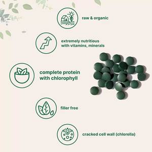Comprimés de Chlorella et de Spiruline Biologiques OEM, Soutien à la Santé Digestive, Favorise la Digestion, Complément Alimentaire Naturel - Product Image 4