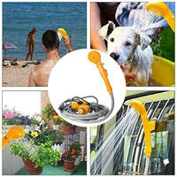Portable Camping douche randonnée voyage 12V voiture allume-cigare bain extérieur douche de plante arrosage voiture nettoyage pompe de bain pour animaux de compagnie