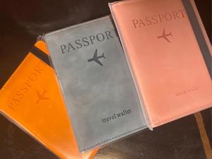 Portefeuille de voyage RFID en cuir PU, porte-cartes, accessoires de voyage, mode, sans fermeture, pour femmes, hommes, vacances en famille - Product Image 6