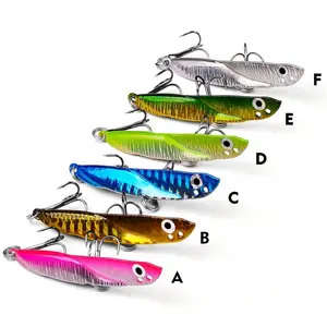 Fishing Tackle 3D Printing 10g 20g 30g 40g Lead Fishing Bait Metal Jig Artificial Bait Slow Jig Fishing Lure for saltwater rods