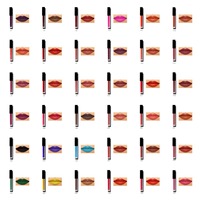 Nouveauté 44 couleurs Logo personnalisé Marque privée Gloss à lèvres Professionnel Flash Mat Gloss à lèvres Imperméable 5Ml Gloss à lèvres