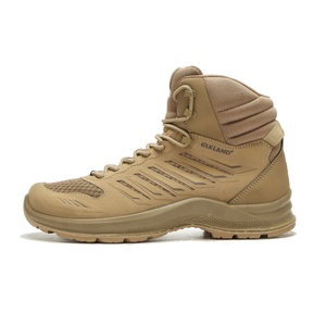 Botas Tácticas para Hombre, Corte Medio, Zapatos para Exteriores, Nubuck Artificial Personalizado, Transpirables, Antideslizantes, Cómodas, Ligeras e Impermeables - Product Image 2