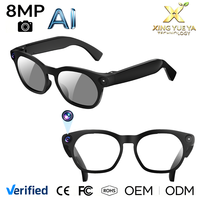Gafas Inteligentes CY03 con IA, Cámara de 8MP, Video con IA, Traducción en Tiempo Real, Transmisión en Vivo, Carga Inversa, para Influencers y Viajes