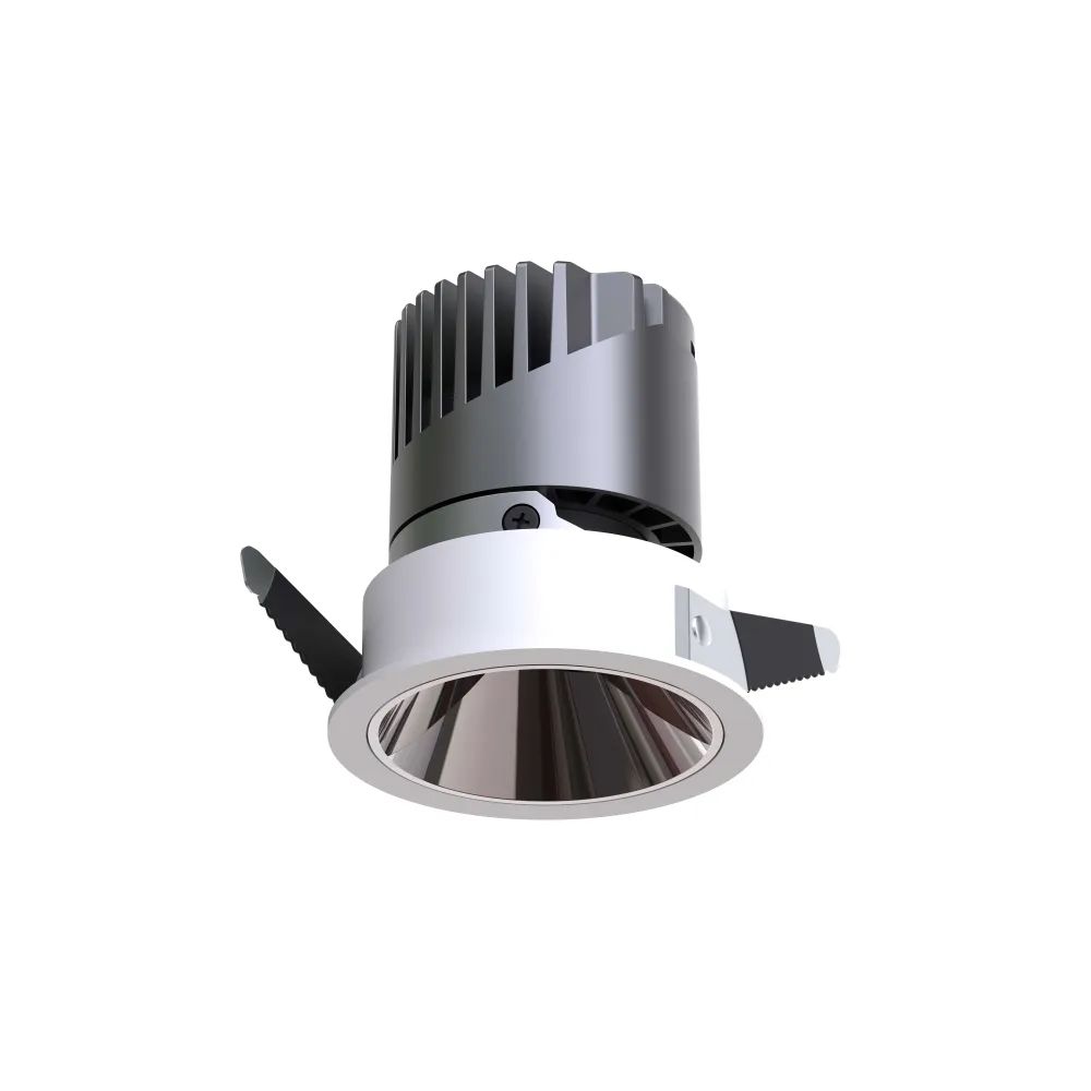 Profession eller Hersteller für moderne Hotel decken einbau bare verstellbare COB-montierte runde LED-Scheinwerfer 12W Downlight-Spot lampe