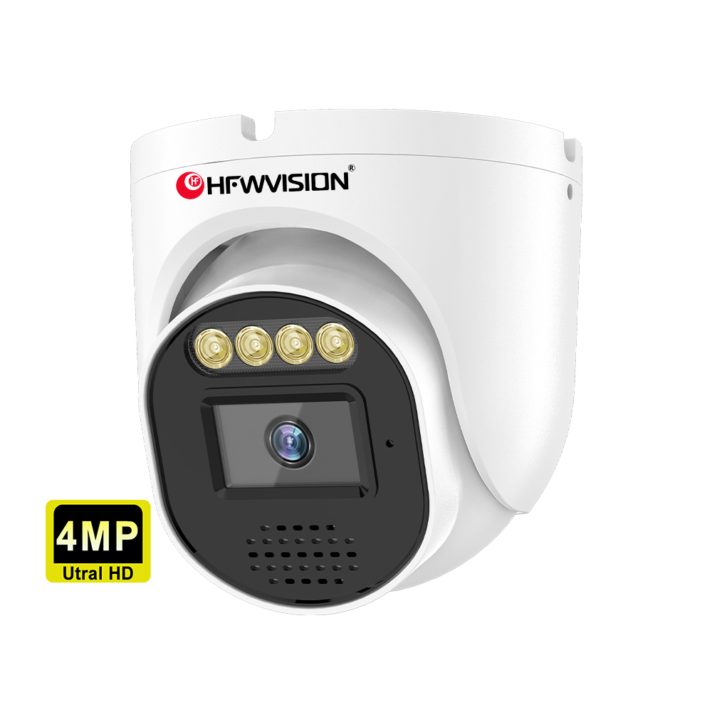 4MP POE IP Security Camera with Colorful Built-in Microphone Real Audio Record Two-way Communication CCTV Camera Full Metal · image 1