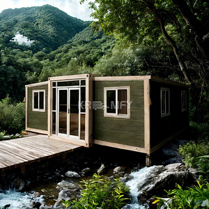 Nuevo Producto 2025, Casa Contenedor Expandible Plegable de 2 Pisos y 40 Pies, Construcción Rápida - Product Image 1