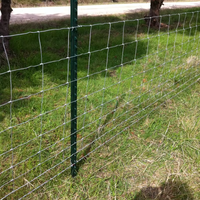 Clôture de chèvre de champ de grillage tissé par noeud fixe à haute résistance