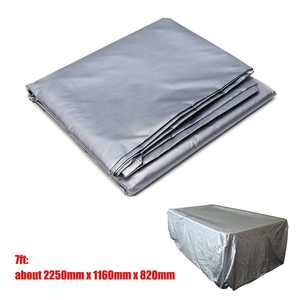 Housse de table de billard transfrontalière 7/8/9 pieds en tissu Oxford noir imperméable et anti-poussière pour protection de table de snooker et de billard - Product Image 3