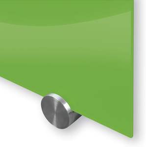 Tableau magnétique effaçable à sec en verre vert citron Tableau blanc mural sans cadre 180x120cm 4mm d'épaisseur <span class=keywords><strong>pour</strong></span> l'écriture scolaire et de bureau - Product Image 4