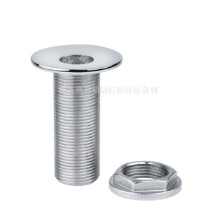 Marine 316 Stainless Steel Full-Thread Flat Drain Outlet Valve Plug <b>Hose</b> Hardware for Yacht & Speedboat Drain System - Product Image 5