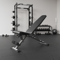 Banc de musculation réglable Dingfeng pour entraînement sportif en intérieur, idéal pour haltères et exercices de fitness
