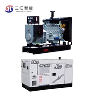 Générateurs diesel portables industriels fiables de 2 kW, 5 kW, 5,5 kW, 10 kW, 30 kW, 50 kW, 50 Hz, refroidis par eau, démarrage électrique