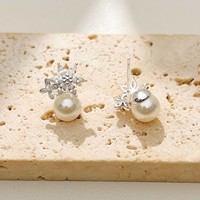 Boucles d'oreilles en perles de haute couture - Accessoires quotidiens luxueux et pratiques