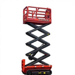 Plataforma de Trabajo Elevadora Móvil de Tijera Autopropulsada de Acero al Manganeso con Motor Eléctrico Hidráulico a Precio de Fábrica - Product Image 1