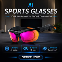 Gafas Inteligentes para Ciclismo al Aire Libre S100 con Lentes Polarizadas, Traductor de Voz con IA Integrado, Protección, Armazón Flexible TR90, para Correr y Conducir