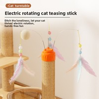 WINNERS-LC Arbre à chat, lit et maison pour chat, design capsule spatiale, en bois de pin durable, griffoir en chanvre, style épuré, toutes saisons