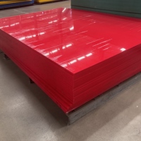 Panneau de coffrage en plastique réutilisable pour la construction, panneau de coulage de béton haute résistance, matériau de construction en feuille de HDPE