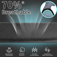 Vente en gros de bandoulière pour guitare basse en coton perlé noir Coussin ovale confortable en polyester Soulage l'inconfort