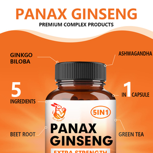 Cápsulas de Jengibre Panax de Marca Privada OEM con Suplemento de Té Verde para Apoyar la Salud del Corazón y la Salud Cognitiva - Product Image 3