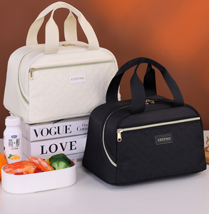 Sac <span class=keywords><strong>isotherme</strong></span> portable PEIQUAN, sac à déjeuner léger pour le bureau, sac de pique-nique extérieur, sac de rangement alimentaire, sac à main - Product Image 6