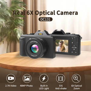 Cámara Digital de Alta Gama con Zoom Óptico Real de 6X, Resolución de 2.7K, Antivibración, Pantalla IPS de 3.0'', Sensor CMOS, Captura de Video, Tarjeta SD - Product Image 2