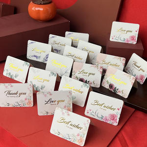 Tarjetas de Regalo al por Mayor con Lámina Dorada, Vales de Regalo, Tarjetas de Invitación y Felicitación para Negocios - Product Image 2