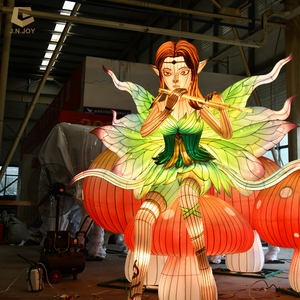 JFL-17 Festival des lanternes chinoises Décoration de Noël personnage Lanterne Elfes - Product Image 1